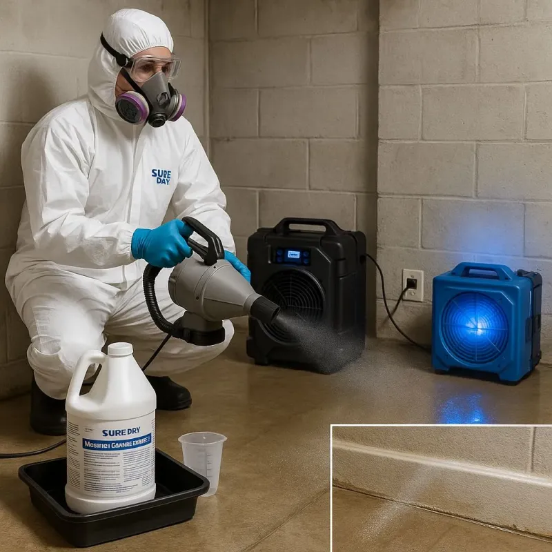 Sanitization and Odor Removal process in Lawrenceville, VA
