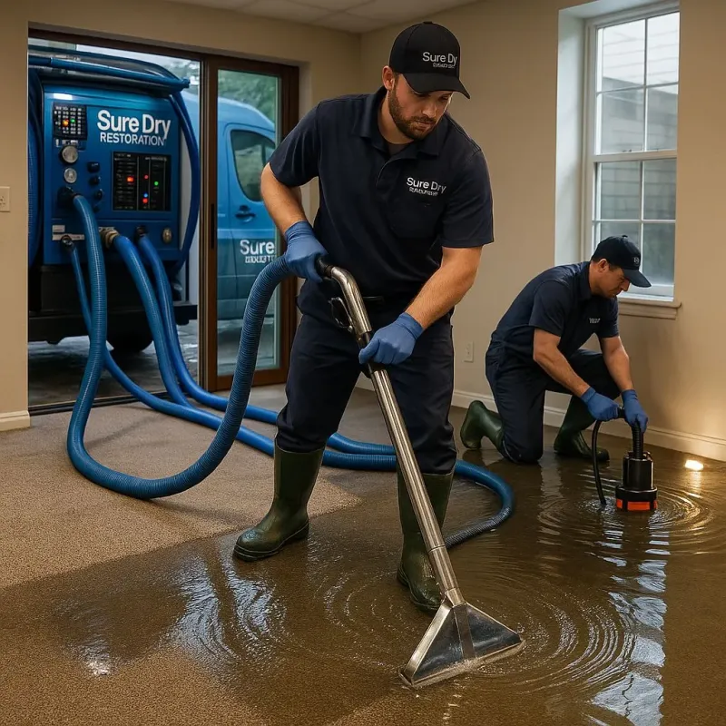 Water Extraction and Removal process in Lawrenceville, VA